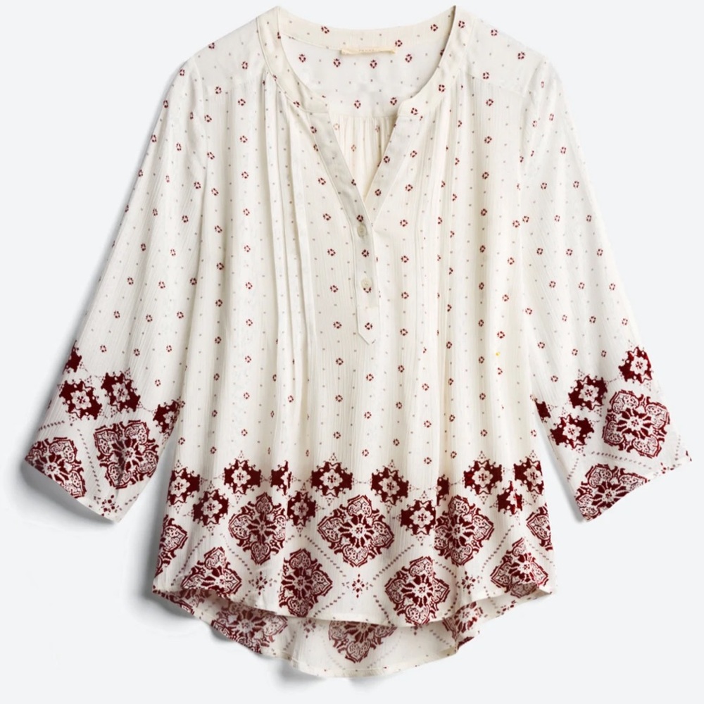 StitchFix Fun2Fun Kearney Henley Boho Blouse